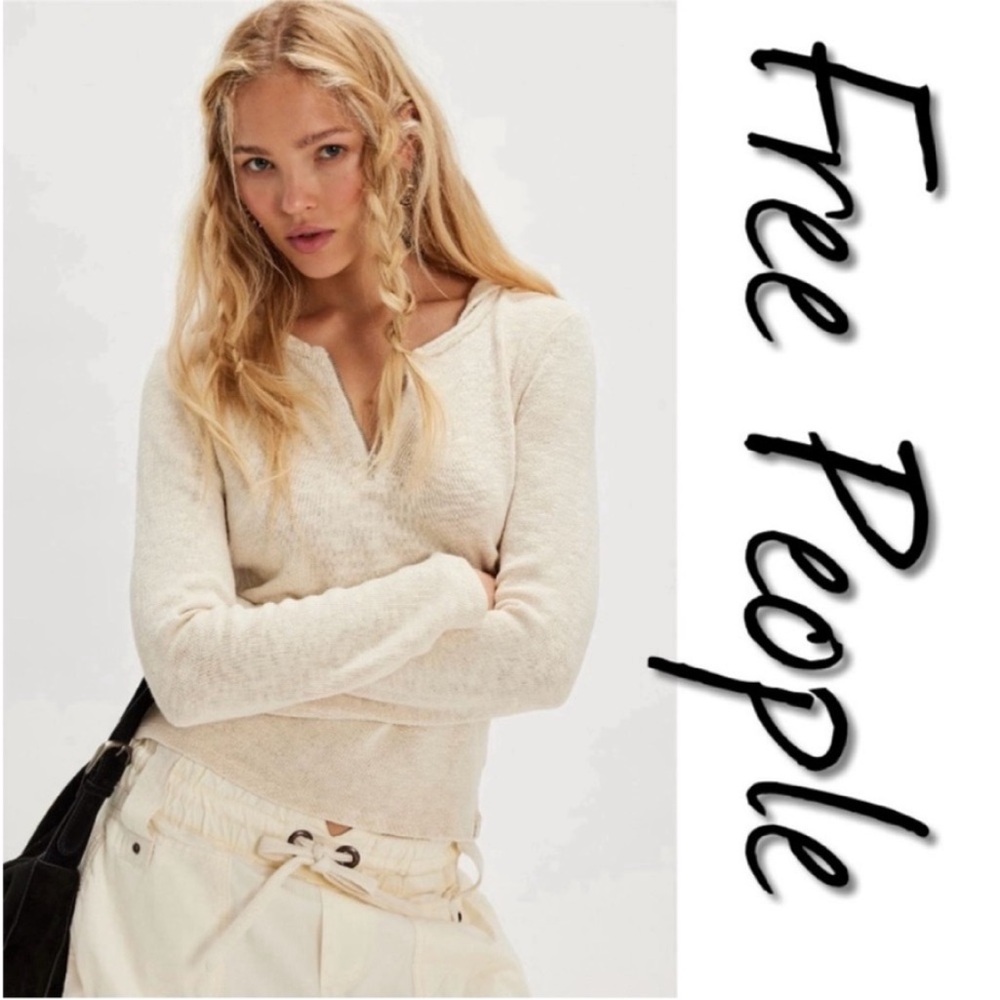 Free People We The Free Speed Drive Hooded Long Sleeve NWT L